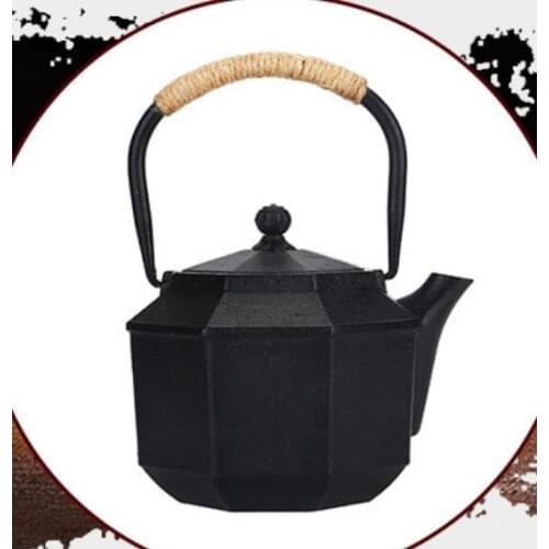 JAPANESE CAST IRON TEAPOT TEA POT SET TETSUBIN KETTLE DRINKWARE 1100ML KUNG FU INFUSERS + METAL NET FILTER COOKING KITCHEN TOOLS