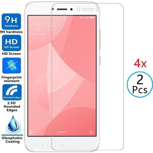 Protective tempered glass for xiaomi redmi 4x screen protector on ksiomi redmi4x film readmi redmy remi redmy4x readmi4x 4 x x4