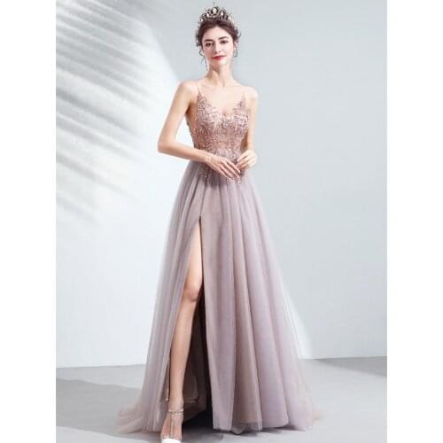 Princess Robe De Soiree In Stock Cheap Long Evening Dresses A Line Vestito Da Sera Real Photos Special Evening Gowns 00