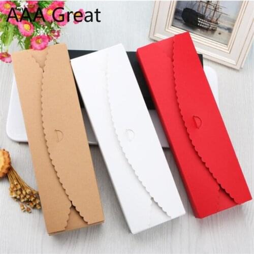 10Pcs/Lot Kraft Paper Cookie Cake Packaging Box Candy Biscuit Chocolate Paper Gift Favor Party Wedding Birthday Boxes