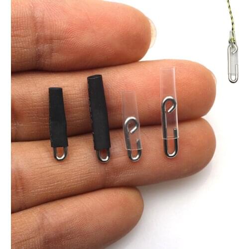 20pcs Safety Quick Clip Swivel Heat Shrink Tube Fast Fishing Snap Connector Fishing Tackle And Fishing Acce