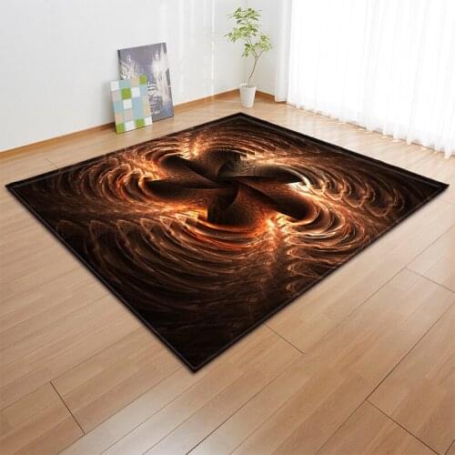 Nordic Style Geometric Pattern 3D Carpets for Living Room Bedroom Large Size Carpet Tea Table Rug Rectangular Antiskid Floor Mat