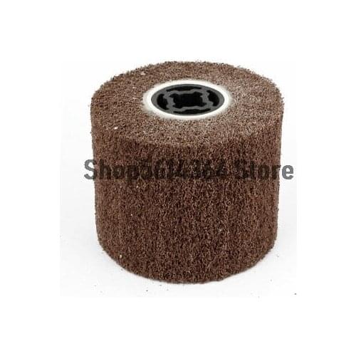 Grit 60 Non-woven Abrasive Grinding Flap Wheel 120mmx20mmx100mm