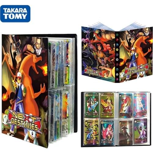 240Pcs Pokemon Album Card Book Playing Game Anime Charizard Holder Display Livre Pokémon Map Binder Collections Folder Kids toys