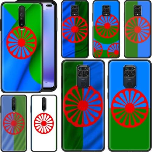 Gypsy Aromanian Romany Romani Roma Flag Phone Case for Xiaomi Redmi Note 9S 9 Pro 7 8 Pro 8T Cover for Redmi 7A 8A 9A 9C Shell