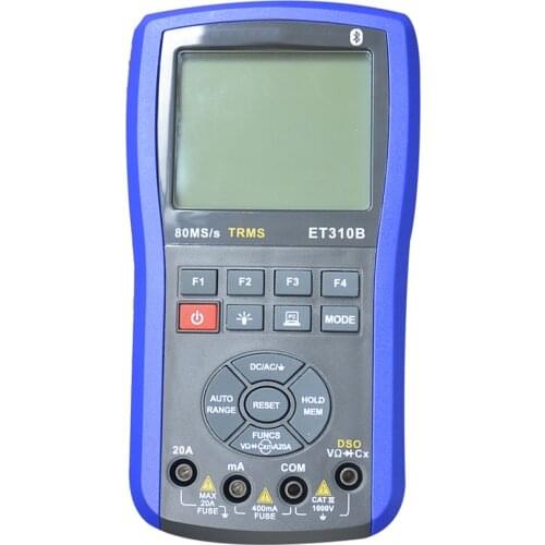 New Professional Digital Wireless Bluetooth Oscilloscope ET310B 20MHz Handheld True RMS High Precision Scope Meter Multimeter