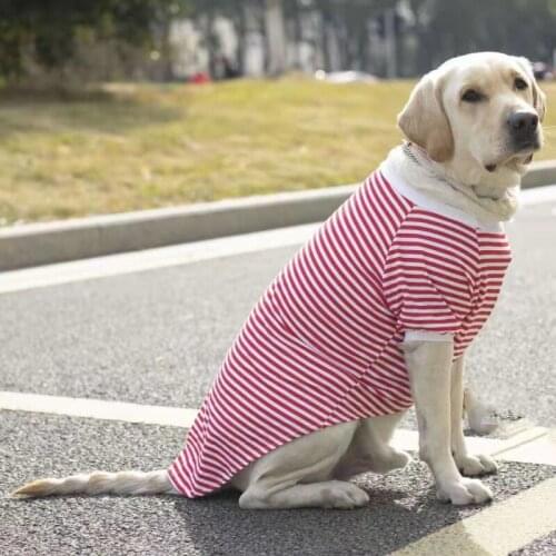 Dog T-shirt Cotton Pet Shirt pajamas Puppy Small Big Large Dog Clothes Pomeranian poodle Corgi Husky Golden Retriever Clothing