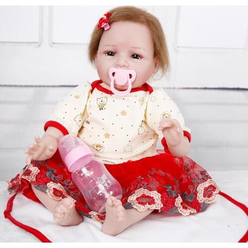 55CM Reborn Dolls Soft Silicone Reborn Baby Dolls Girls Princess Bebe Reborn for Kid Child Play House Toy Gifts Bonecas