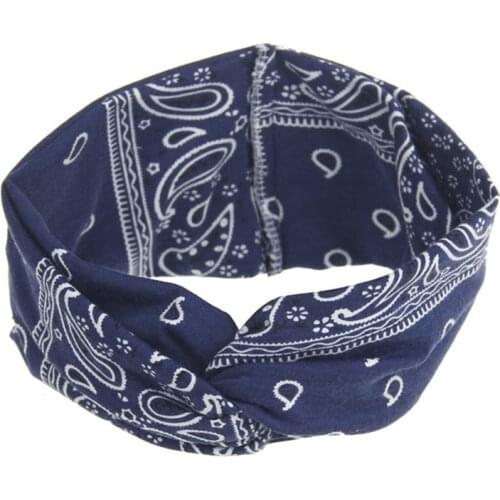 Fashion Girls Summer Bohemian Bands Women Winner Headbands Vintage Cross Turban Bandage Bandanas HairBands Accessories