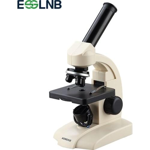 Monocular Biological Microscope 70X-400X 3 Magnification Settings School Educational Toy Gift For Kid Children Students