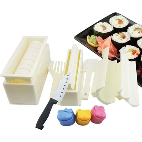 Sushi Mold Tool Set Full Set of Lazy Grinders Household Materials Porphyra Rice Ball Roll Artifact Set
