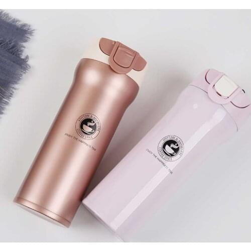 Stainless Steel Thermos Water Bottle Vacuum Cup Termal Mugs Drinking Coffee Sport Car Onboard Travel Insulated Tumbler Flask