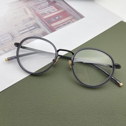 Original Glasses Frame Titanium Prescription Glasses Women Myopia Eyeglasses Frames for men Vintage Japan Designer Brand Glasses