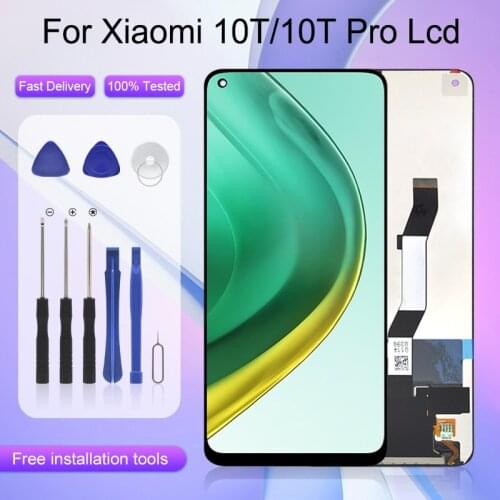 6.67inch For Xiaomi Mi 10 T 5G LCD Touch Panel Screen Digitizer 10T Pro Display Assembly Repair Parts With Frame
