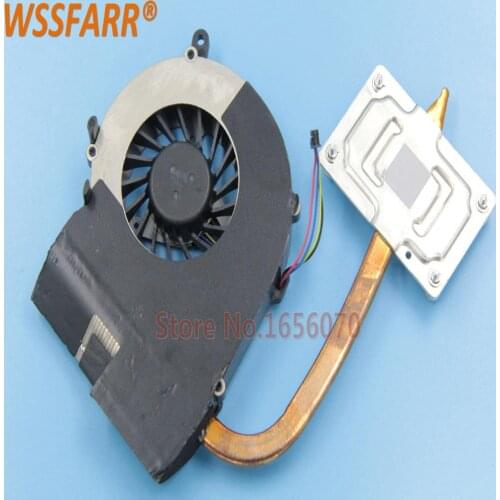 Original Laptop Cooler Fan For HP CQ58 650 655 HeatSink & Fan Radiator Fan 688306-001
