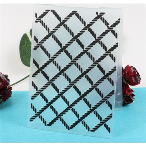 Lattice Plastic Embossing Folder Template For Scrapbooking Photo Album Paper Card Background Decoration