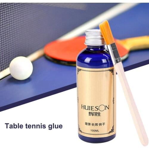 Professional 100ml Speed Liquid Super With Special Brush Pingpong Racket Rubbers Table Tennis Glue For Pingpong Accessories