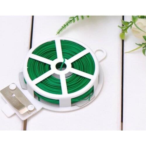 Gardening cable tie tying wire bracket plastic-coated tie DIY gardening cage tie plant support Garden trellis garden stakes
