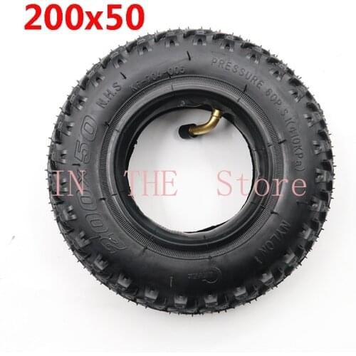 200x50 Tire and Tube Pneumatic Wheel Off-Road Tires for Electric Scooter,Electric Gas Scooter,Mountain Scooter and Wheelcha