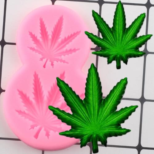 Maple Leaf Silicone Molds Fondant Cake Decorating Tools Leaves Cupcake Topper Baking Candy Polymer Clay Chocolate Gumpaste Mould