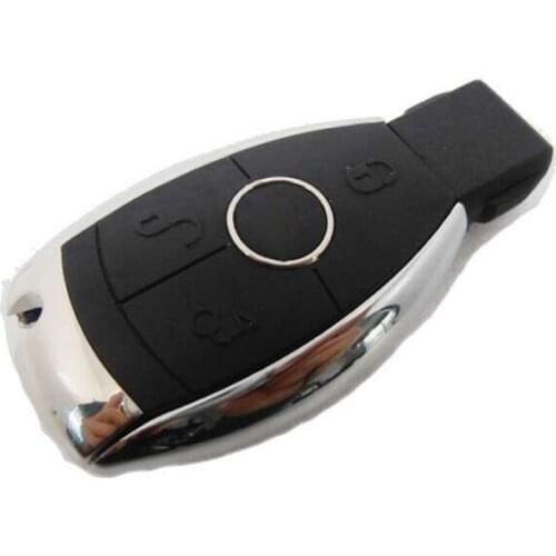 Replacement Modified Smart Remote Key Shell Case For S E Class 3 Button With Key Blade & Battery Holder FOB Key Cover