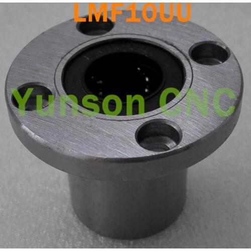 10pcs LMF10UU Round Flange Linear Ball Bearings for 10mm diameter shaft CNC Router DIY parts