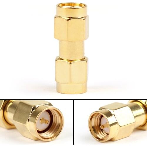 Artudatech 1PCS SMA Male To SMA Male Plug RF Connector Adapter Coupler Straight Type