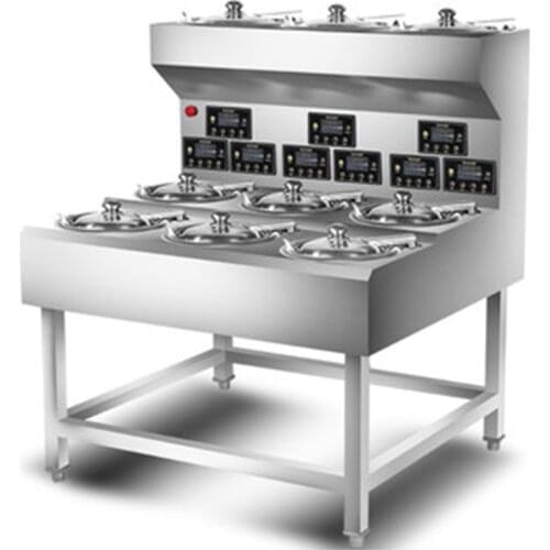 Automatic commercial electric furnace Rice cooker 220V/380V porous hot Double-layer 3-row 18-hole stove cooking machine