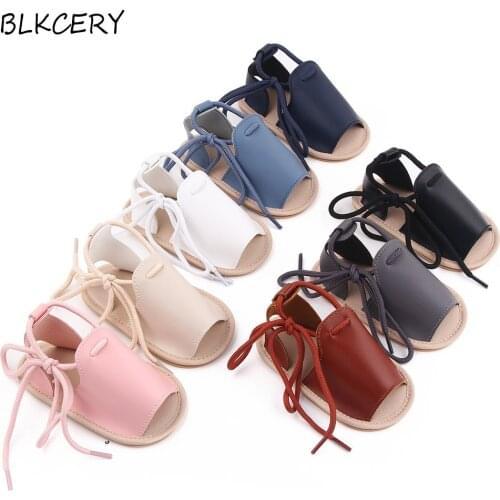 Brand Infant Baby Boys Shoes for 1 Year Infantil Girls Summer Sandale Newborn Sandalen Toddler Rubber Sole Footwear Shower Gifts