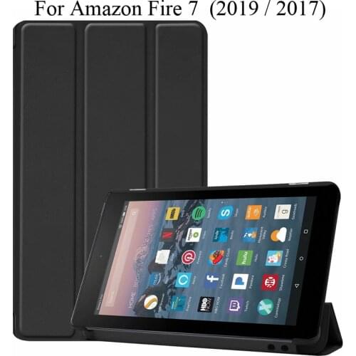 For Amazon Kindle Fire 7 2019 Case Cover Protector KindleFire 7 2017 Casing Fire7 Business Stand Shell Capa Fundas