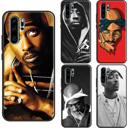 Rap Rapper 2pac Tupac Shakur Case For Huawei P30 Lite P10 P40 P20 Pro Mate 10 Lite 20 30 Pro P Smart Z 2019 Cover