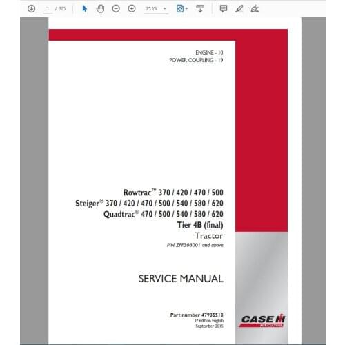 Case IH Agricultural 2019 Full Service Manual [150GB]