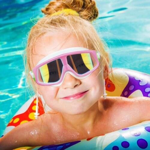 Kids Swimming Glasses for Boys Girls Swim Goggles Anti Fog Big Version Swiming Eyewear Full Coated Children Swimming Goggles