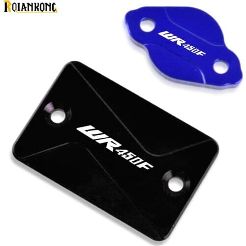 Motorcycle Front Rear Brake Fluid Reservoir Cap Cover Dirt bike for for Yamaha 2004-2015 WR450F WR 450F 450 F 2004-2015 2014