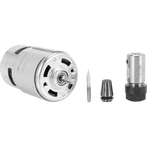 775 DC Engraving Machine Spindle Motor 12-36V Ball Bearing Spindle Motor with ER11 Extension Rod