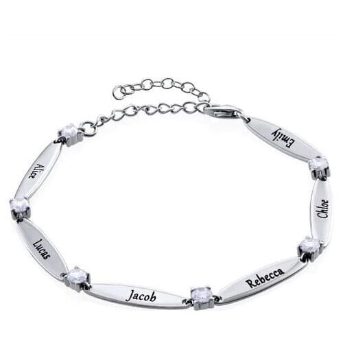 Elanuoyy Silver Bracelets