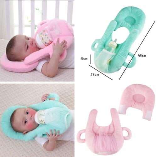 FOCUSNORM Baby Boy Girl Baby Pillows Lovely Pillow Newborn Infant Baby Pad Prevent Flat Head Sleep Positioner Soft