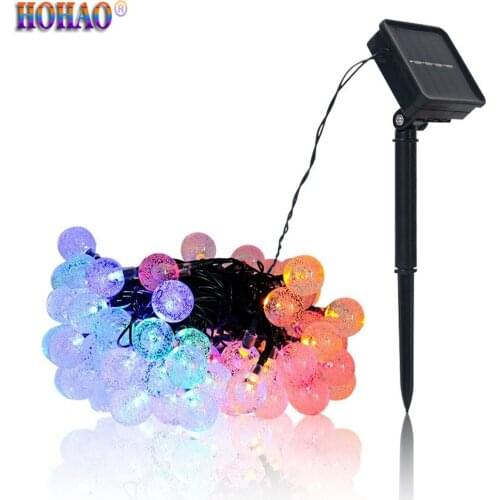 30Led Bubble ball light strings white colorful warm white Colors Outdoor use Factory Sells