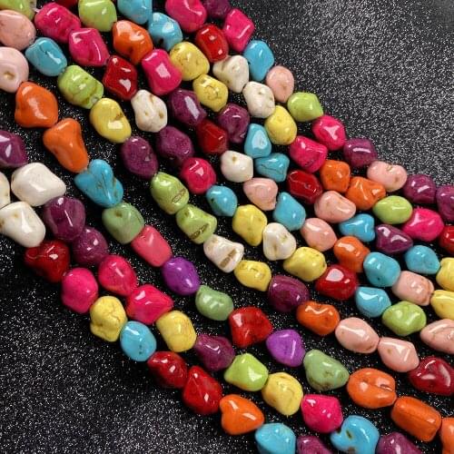 Stone Beads Turquoises irregular shape Loose isolation Beads Semi-Finished For jewelry making DIY necklace bracelet accessories