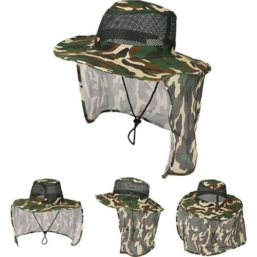 Tactical Camouflage Boonie Hats Nepalese Cap Bucket Hat Militares Army Mens Military Hiking Fishing Hat With Flaps UV