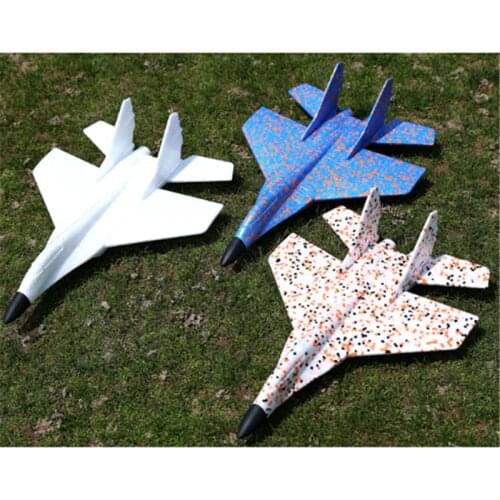 DIY Hand Throw Flying Glider Fighter Planes Foam Aeroplane Model Party Bag Fillers Flying Glider Plane For Children Kids Toys