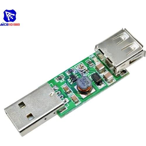 Boost Converter Module Adjustable Output DC-DC Step Up Converter Board USB to USB 5V to 6-15V Power Supply Transformer Module
