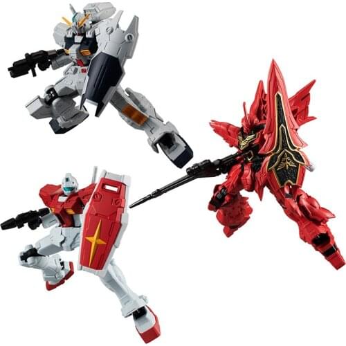 Bandai Genuine Gacha Toy Gundam G-FRAME Assembly Action Figure Model Movable Joints Toys