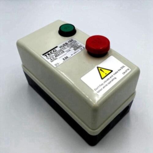 On/Off Switch Non Reversing Type 3 Phase Motor Magnetic Starter 380V AC Coil HUEB-16K