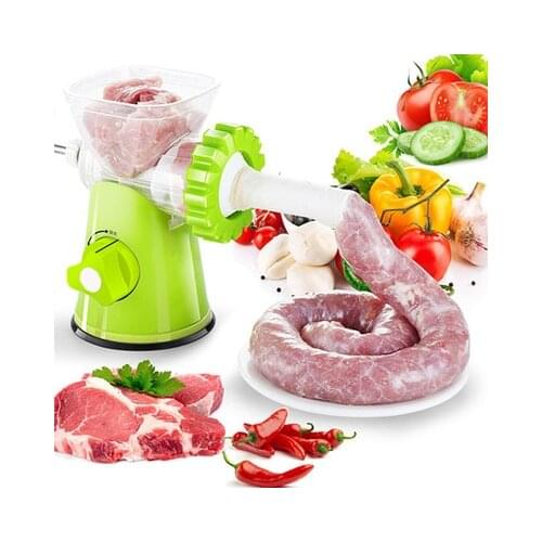 Manual Meat Grinder Multifunctional Vegetable Chopper Blender Mincer Enema Machine Household Kitchen Tools