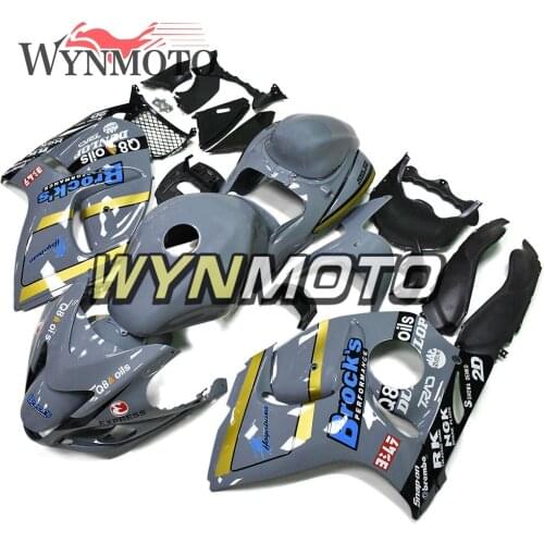 Grey Complete Motorcycle Fairing For GSXR1300 2008-2016 08 09 10 11 12 13 14 15 16 Injection ABS Bodywork Full Cowlings