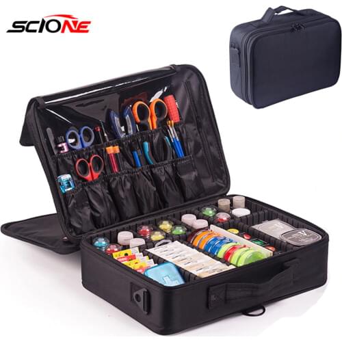 Outdoor Fishing Line Wheel Bait Bag Storage Box Fishing Bags Multifunctional Waterproof Portable Camping Travel Case X282G