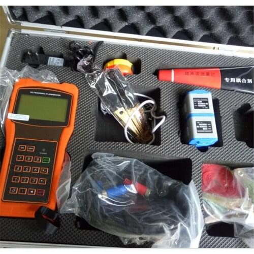 TUF-2000H Digital Ultrasonic Flowmeter Flow Meter With Standard Transducer TM-1 Measuring Range DN50-700mm