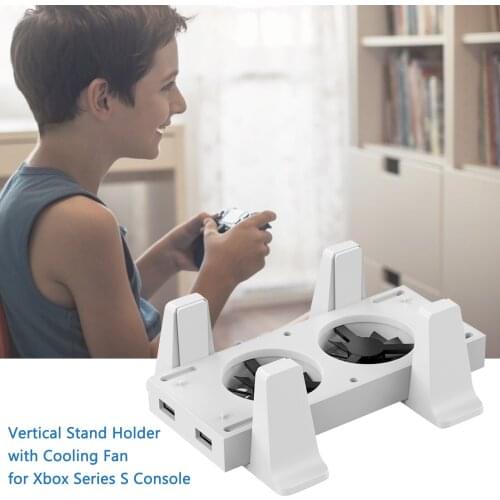 Control For Xbox Series S Console Cooling Fan Cooler Controller Host Cooling Charging Base Bracket Vertical Bracket Radiator