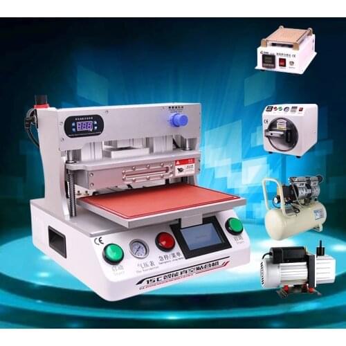 Vacuum laminating machine For Flat Curved Screen Separate mobile phone screen separation and defoaming all-in-one machine